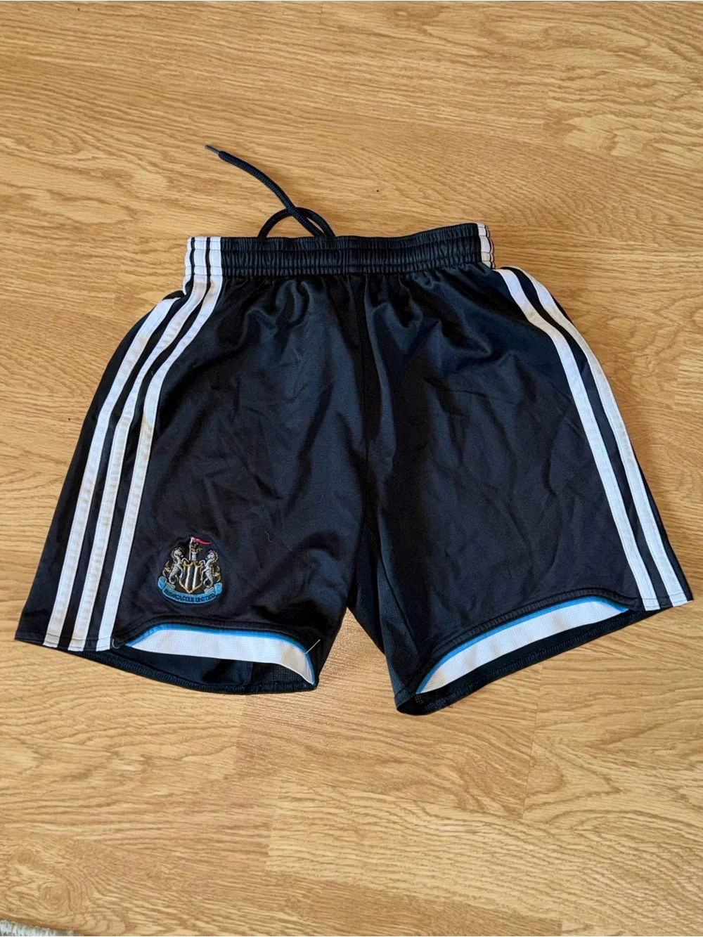 Adidas Newcastle United Climacool Boys Soccer Shorts Black Size S Youth